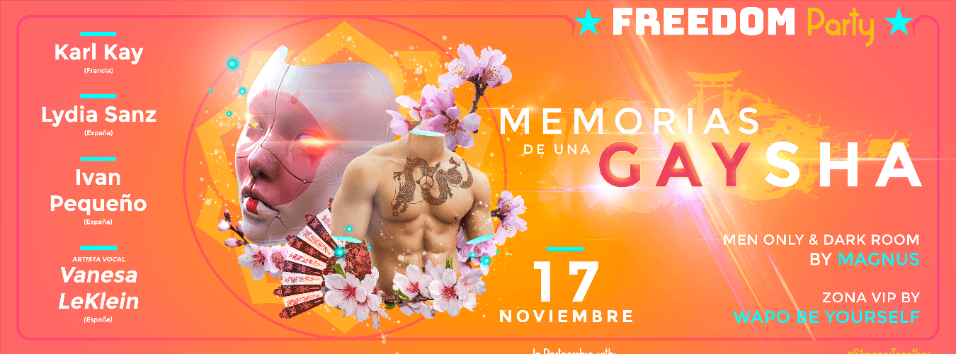 FREEDOM Party "Memorias de una GAYsha" image