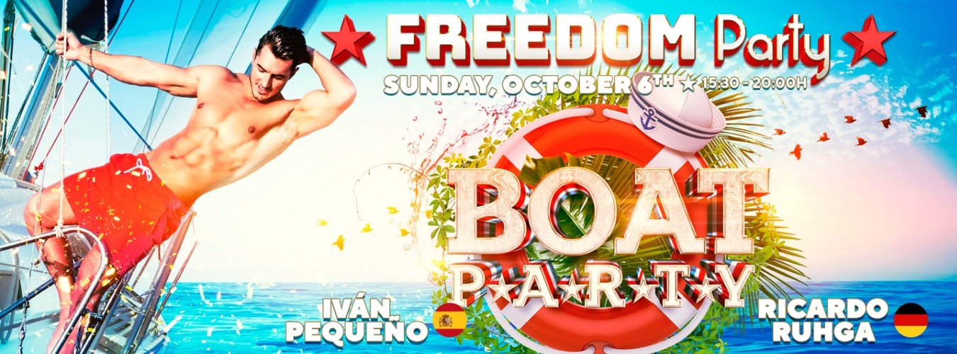 FREEDOM Party - VIP Boat Party - Freedom Festival Maspalomas 2019 image