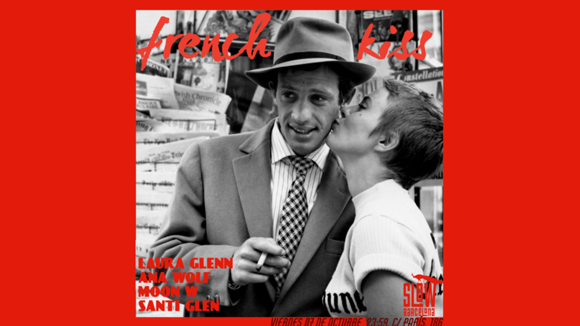 French Kiss: Laura Glenn + Ana Wolf + Moon W + Santi Glen image