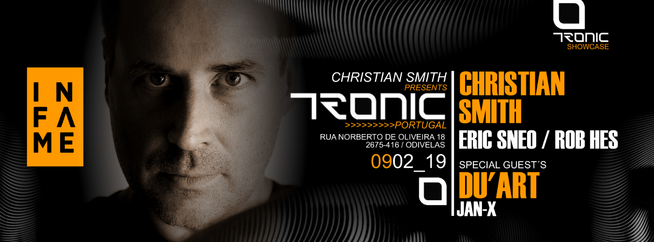 Frenetik Grooves presents TRONIC showcase with Christian Smith, Eric Sneo, Duart image