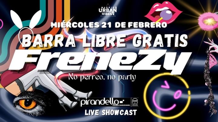 Cover for event: FRENEZY miercoles 21 febrero en SALA PIRANDELLO