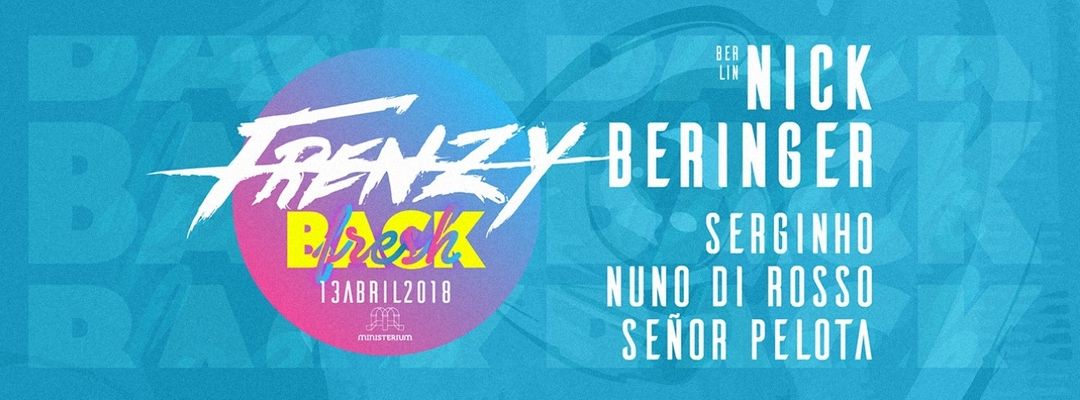 FRENZY - Fresh Back event cover