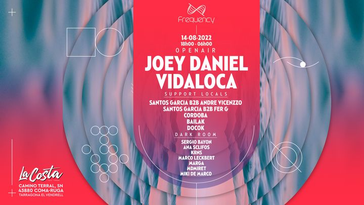 Cover for event: Frequency 12h pres. Joey Daniel & Vidaloca, Santos García  + local deejays