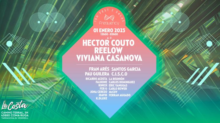 Cover for event: Frequency NYD - Hector Couto, Reelow, Viviana Casanova