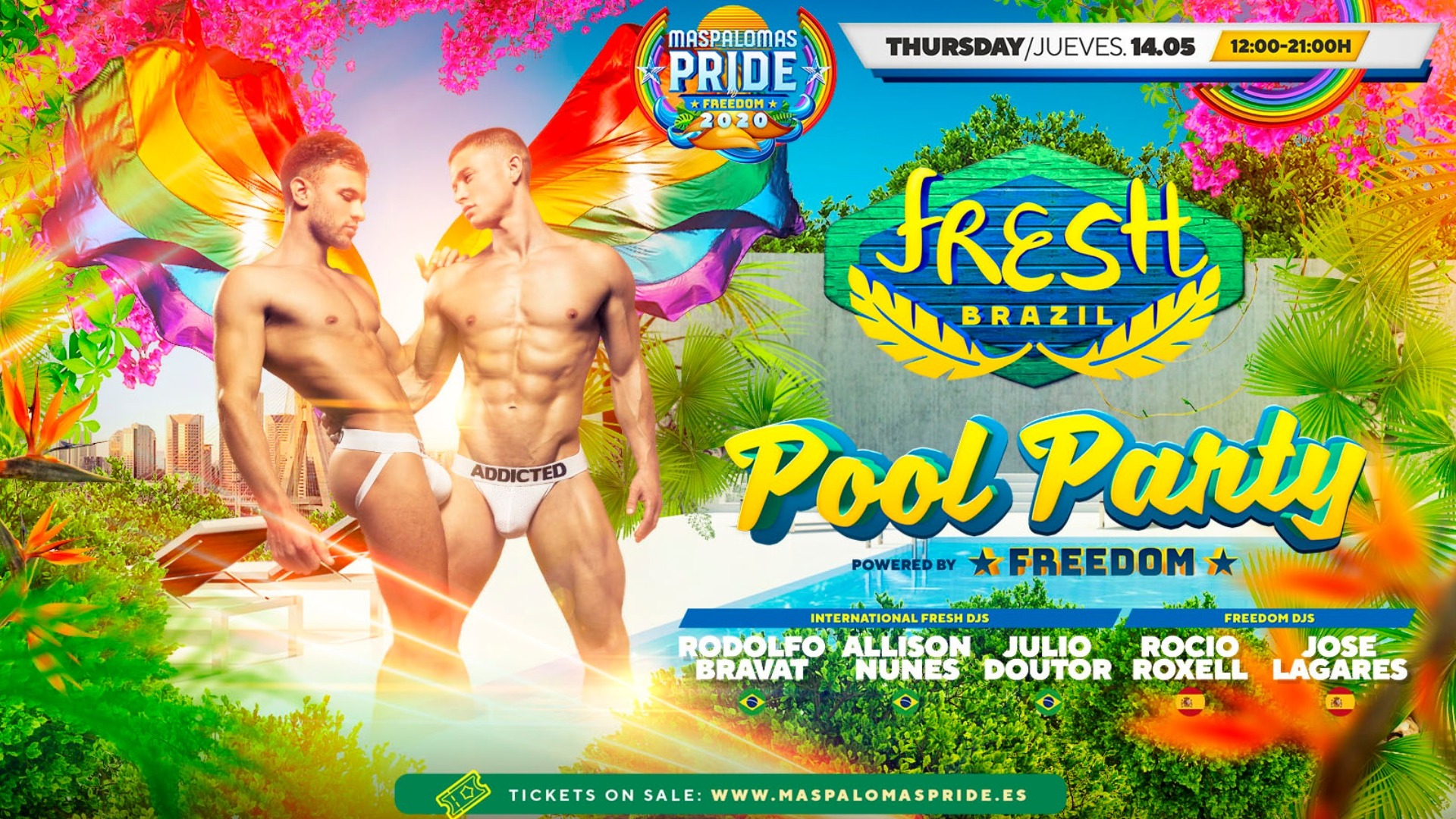 Fresh a Festa Brasil Pool Party - Official Event Maspalomas Pride 2021