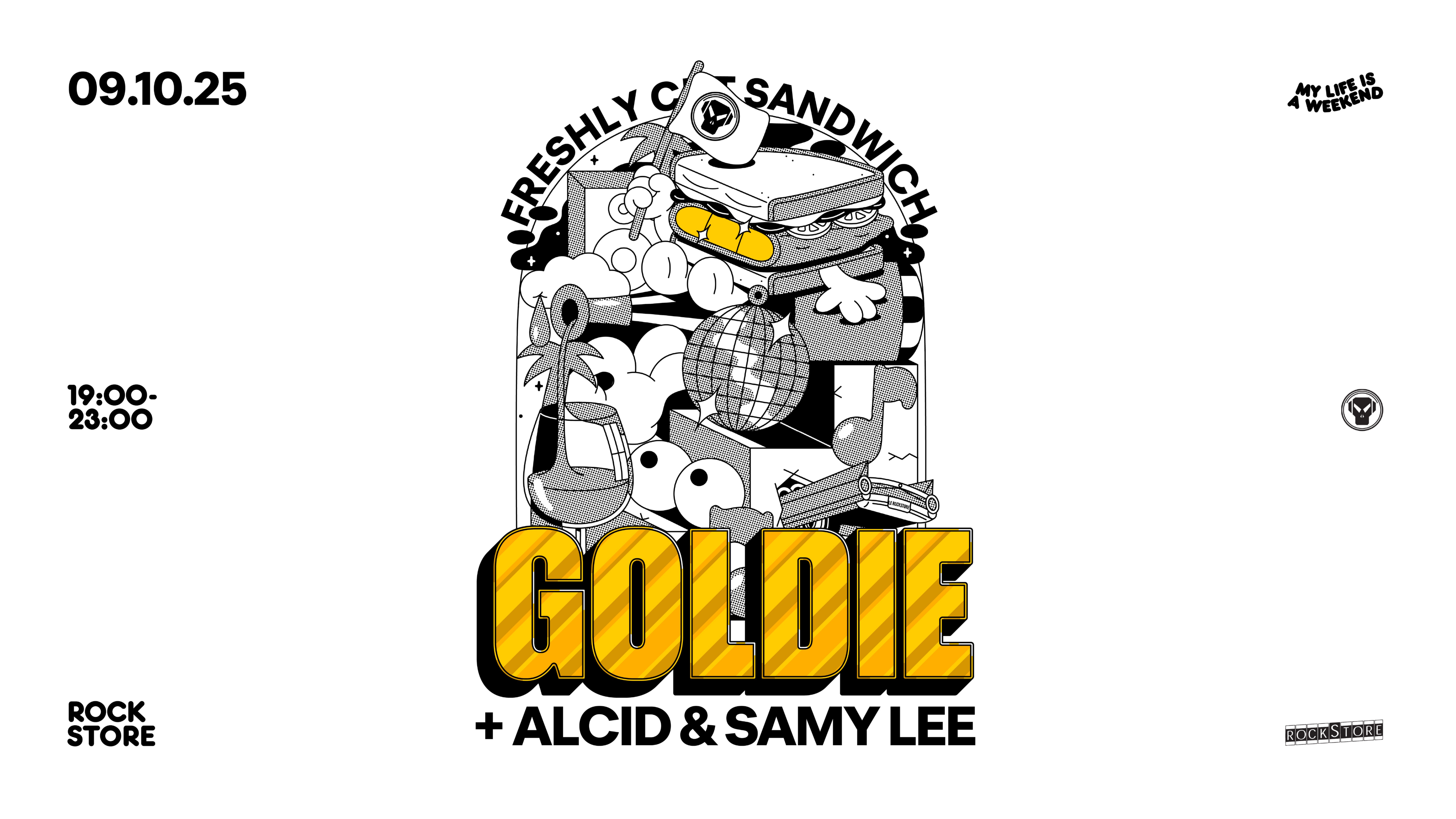 Freshly Cut Sandwich présente Goldie image