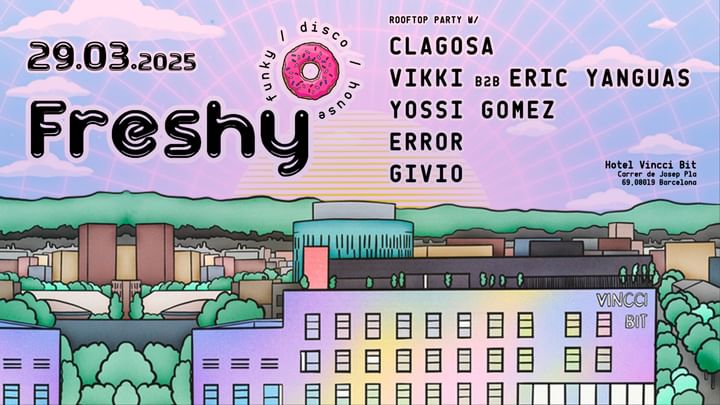 Cover for event: Freshy Rooftop Party - House, Funky & Disco