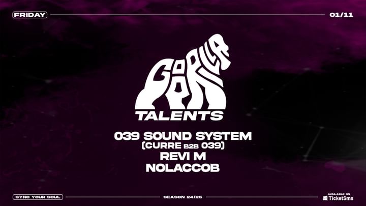 Cover for event: Fri 01.11 • Talents w/ 039soundsystem • Free Entry until 01.00