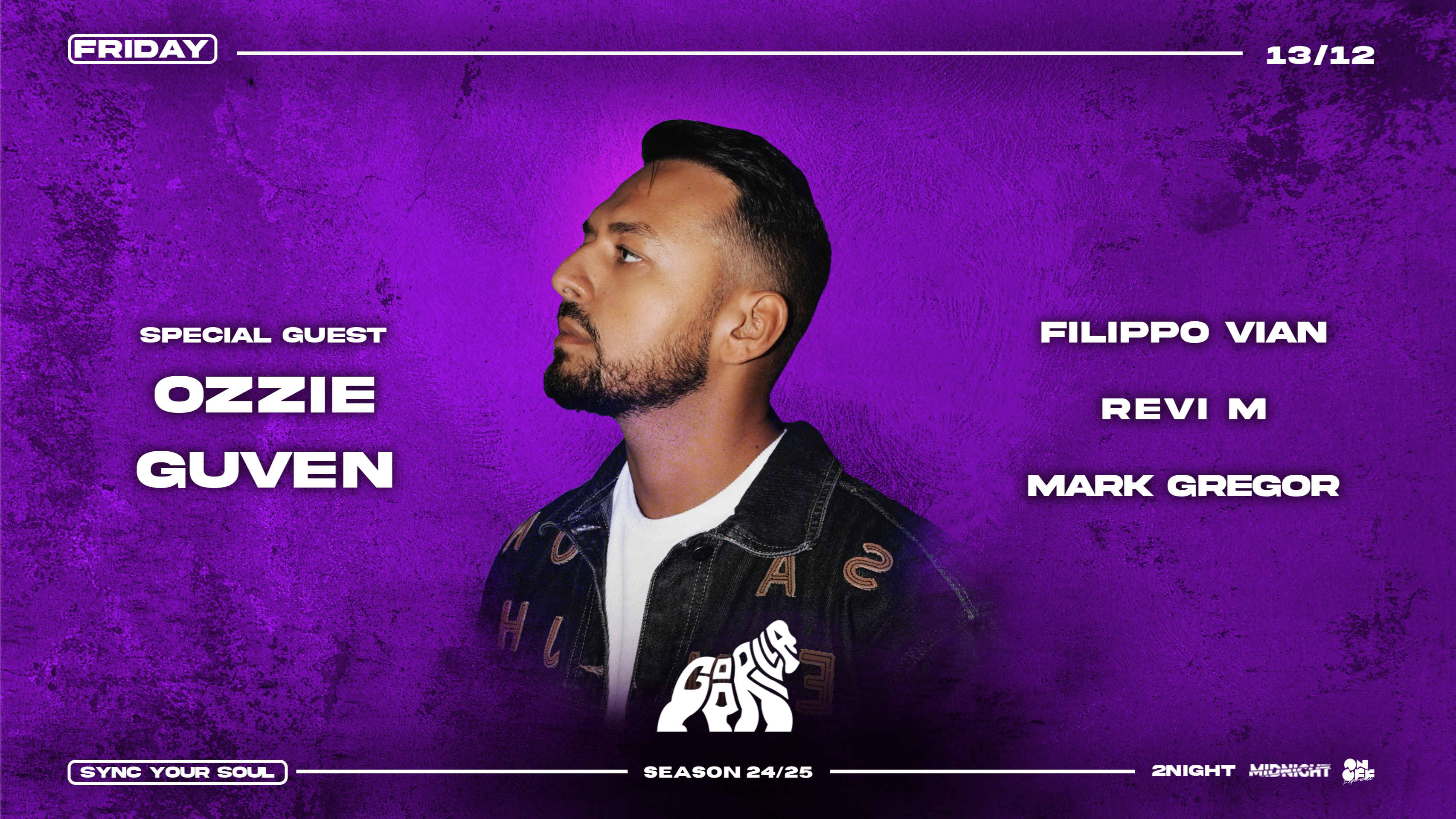 Fri 13.12 • w/ OZZIE GUVEN