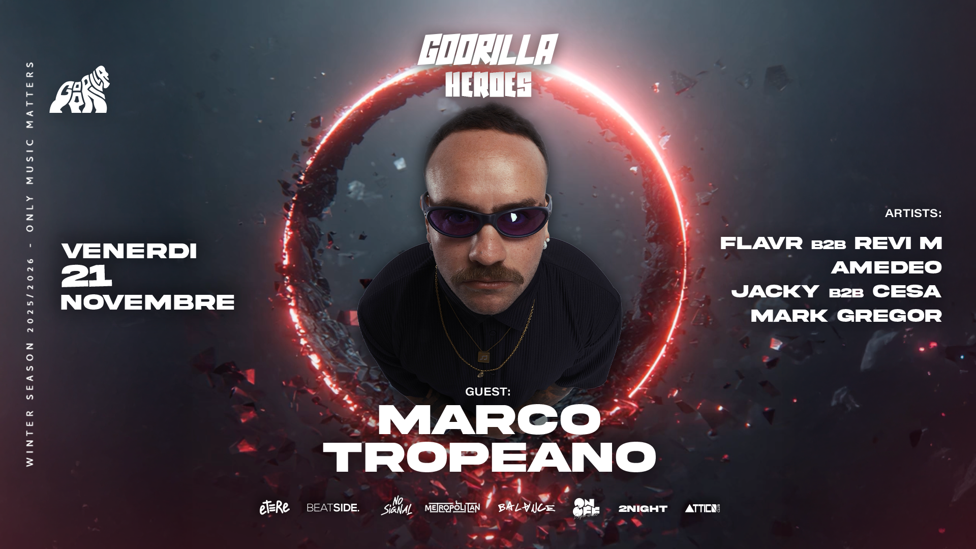 Fri 21.11 • METROPOLITAN • Free Entry entro 01:00 image