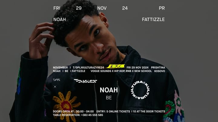 Cover for event: Fri. 29.11 | VOGUE | NOAH [BE]