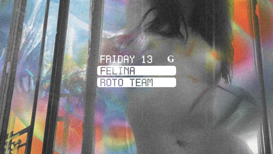 Cartel del evento Friday 13/10 FELINA  // ROTO en Goldens