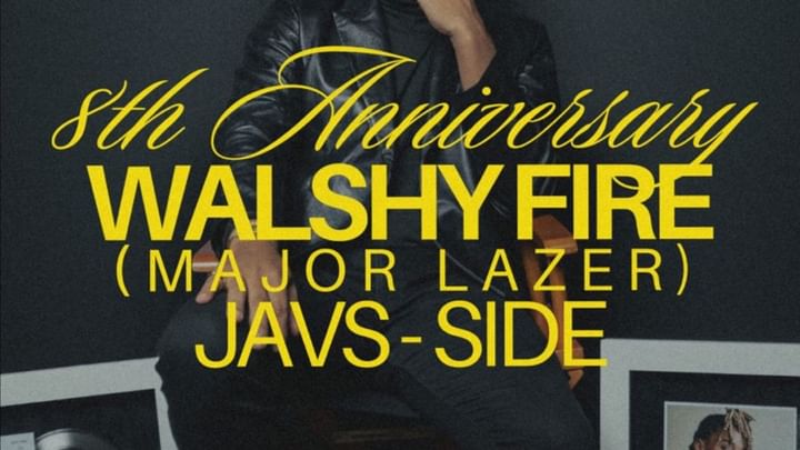 Cover for event: Friday 14th w/ Walshy Fire (Major Lazer)  @ Costa Social Club