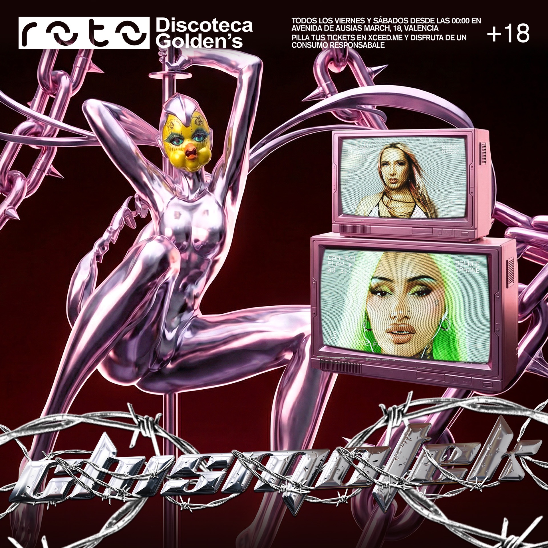 FRIDAY 15/05 - CHISMOTEK (PIOLINDA + LIZZ) image