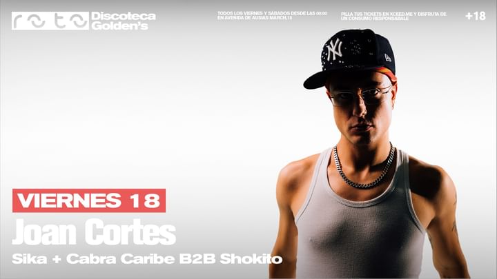 Cover for event: FRIDAY 18/07 JOAN CORTÉS & SIKA