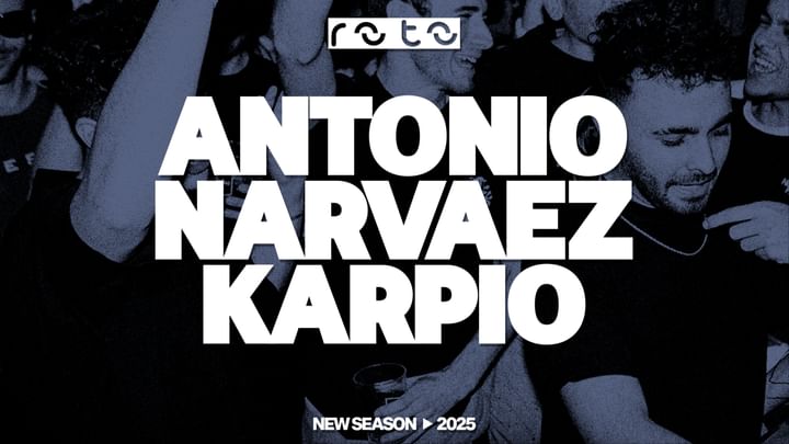 Cover for event: FRIDAY 24/01 MAIN: ANTONIO NARVAEZ + KARPIO