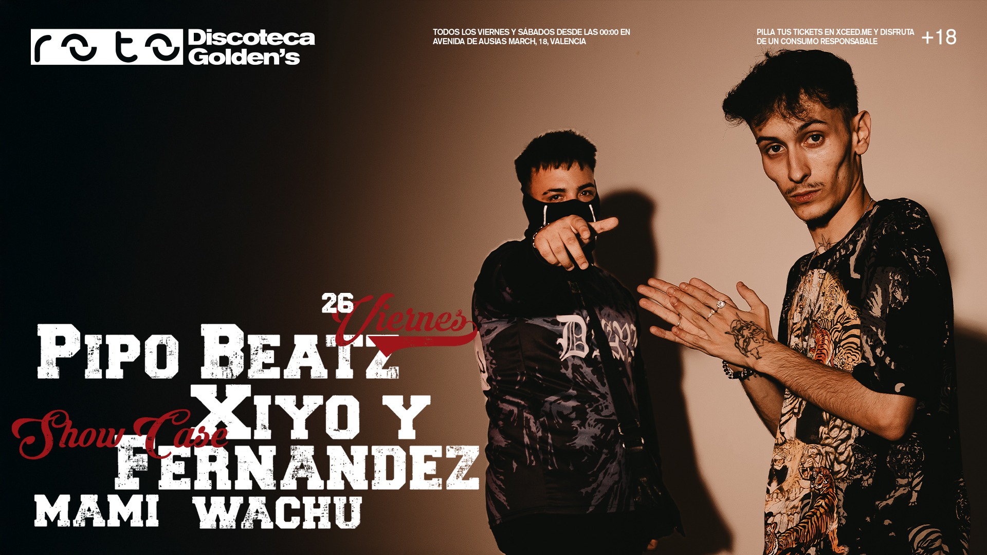 FRIDAY 26/09 XIYO Y FERNÁNDEZ & PIPO BEATZ + Huda y rizha  image