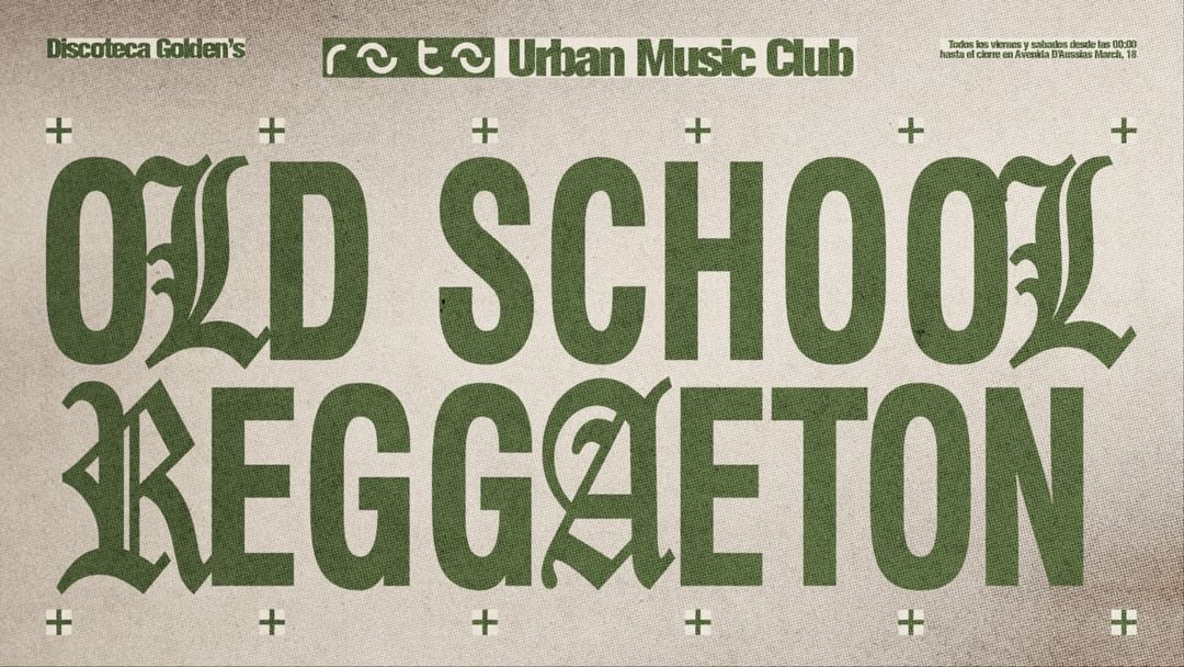 Cartel del evento FRIDAY 30/05 OLD SCHOOL REGGAETON