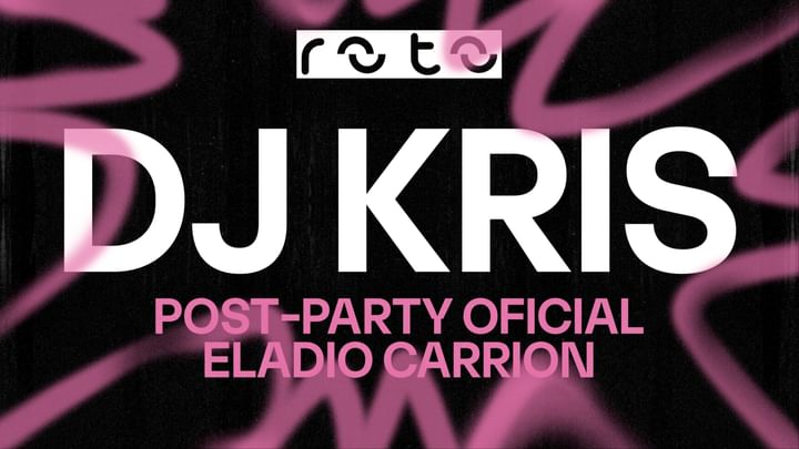 Cover for event: Friday 31/05 POST-PARTY ELADIO CARRION // ROTO en Goldens