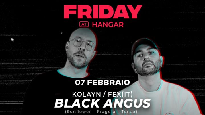 Cover for event: FRIDAY 7th February 2025 | with BLACK ANGUS / Fex(it)