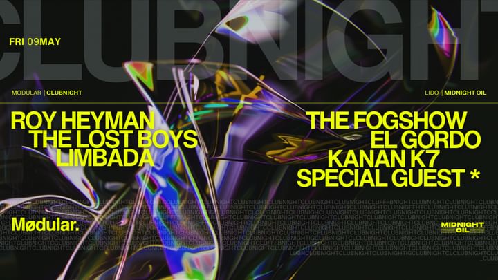 Cover for event: Friday Club Night w/Midnight Oil in Lido