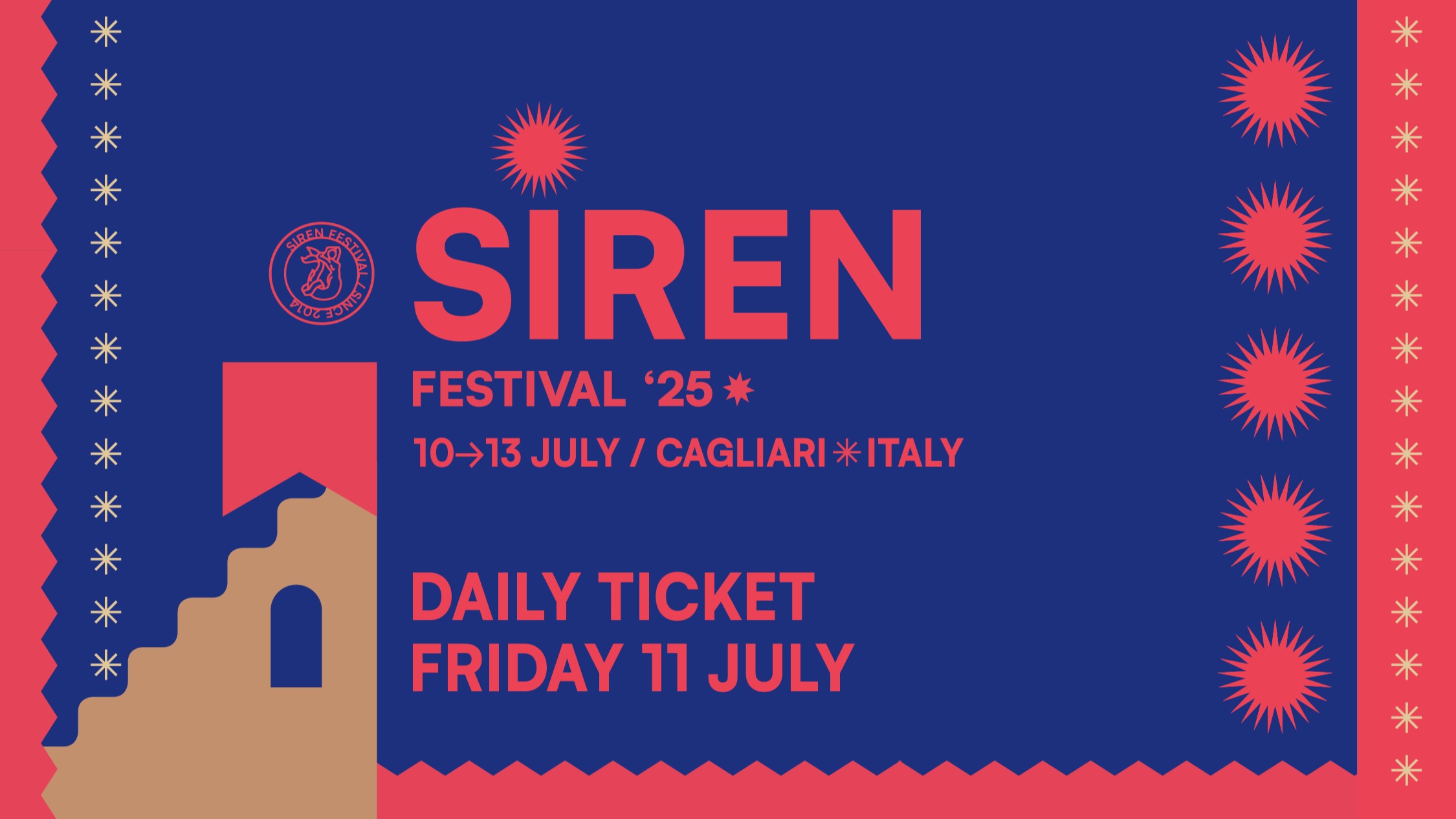 Friday Daily Ticket & Passes // Siren Festival 2025 image