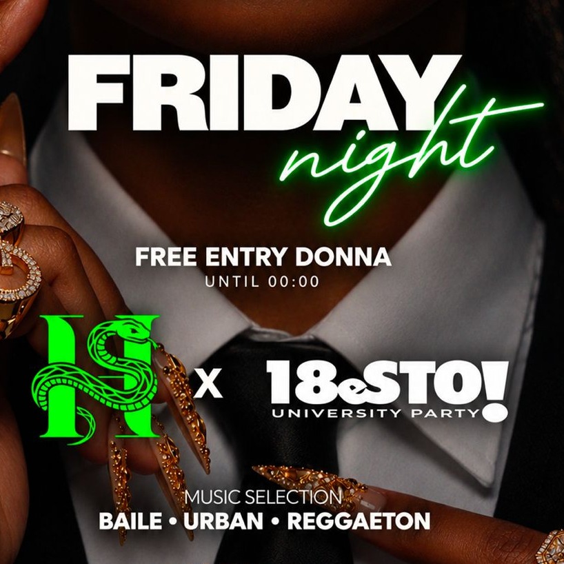 Friday • Hustle x 18eSto! University Night  image
