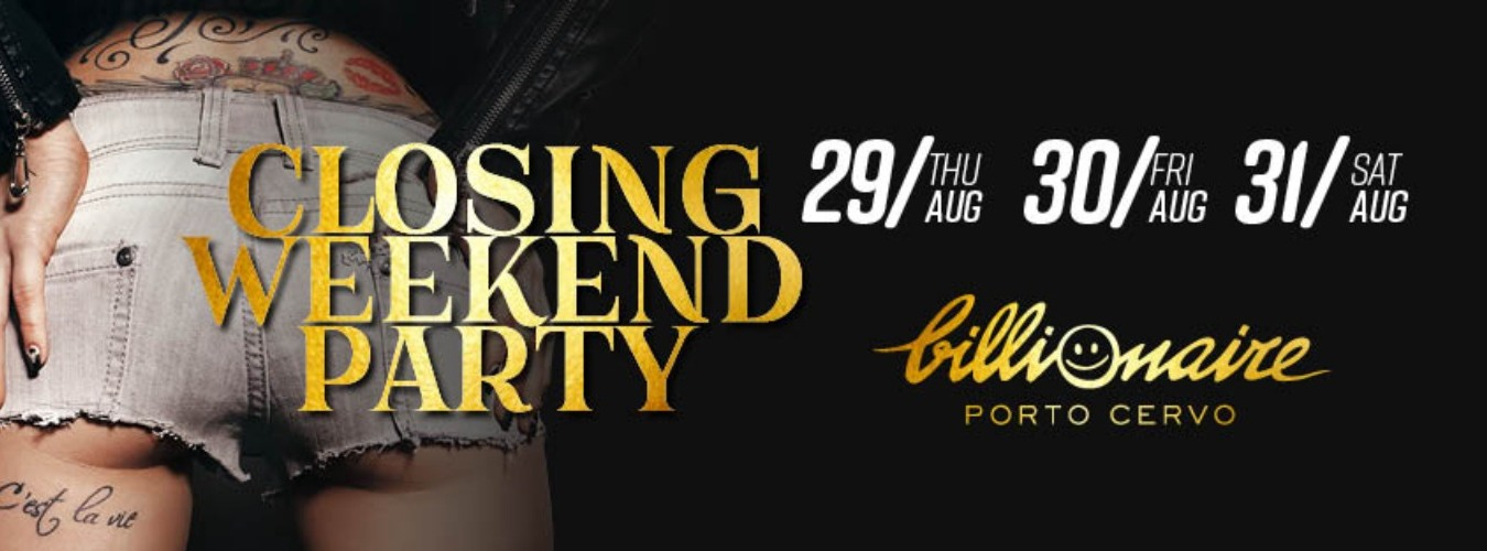 FRIDAY NIGHT - CLOSING WEEKEND PARTY