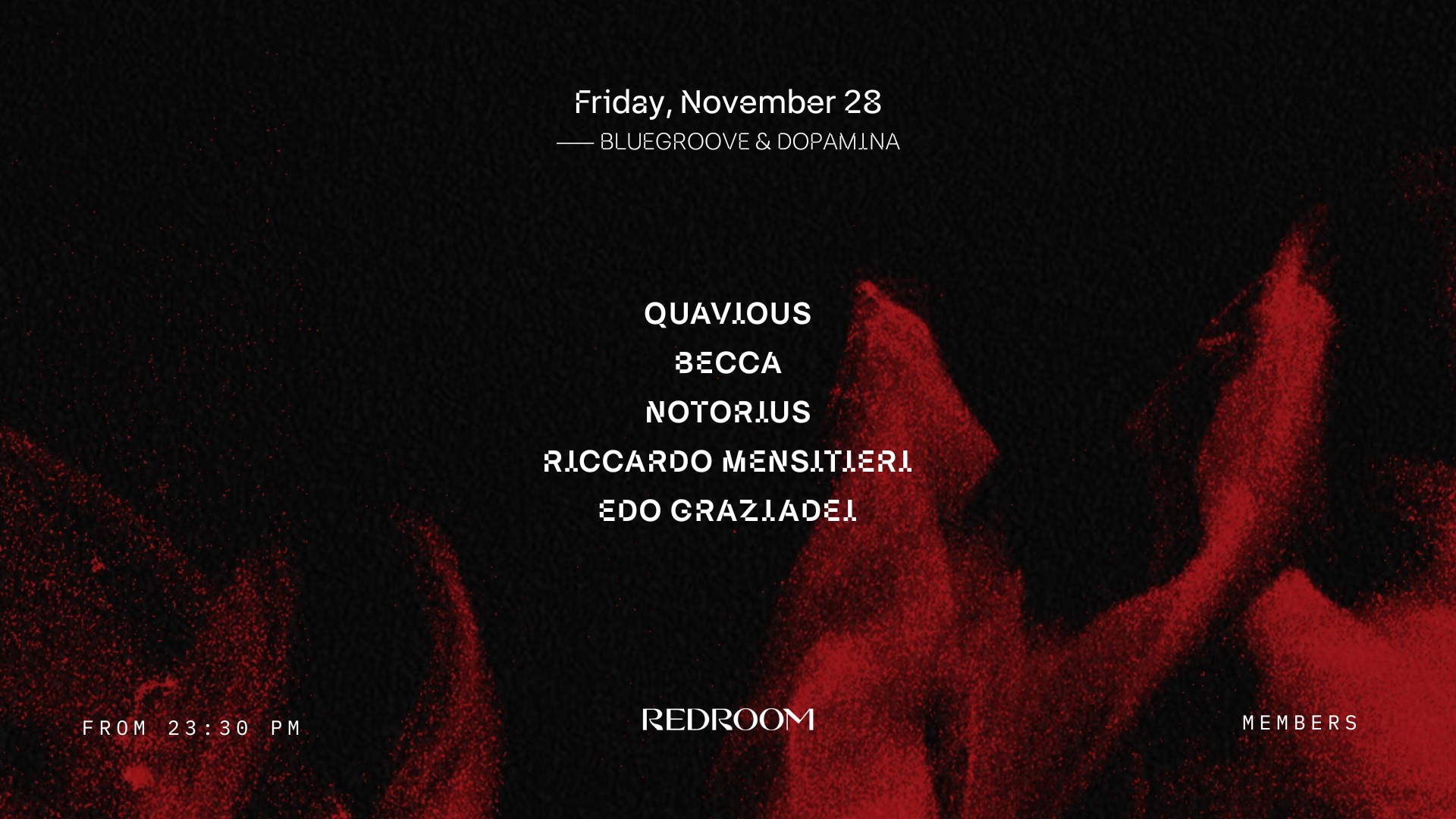 Friday November 28th - BLUEGROOVE & DOPAMINA