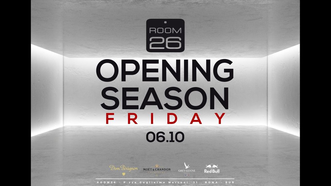 Friday | Opening event cover