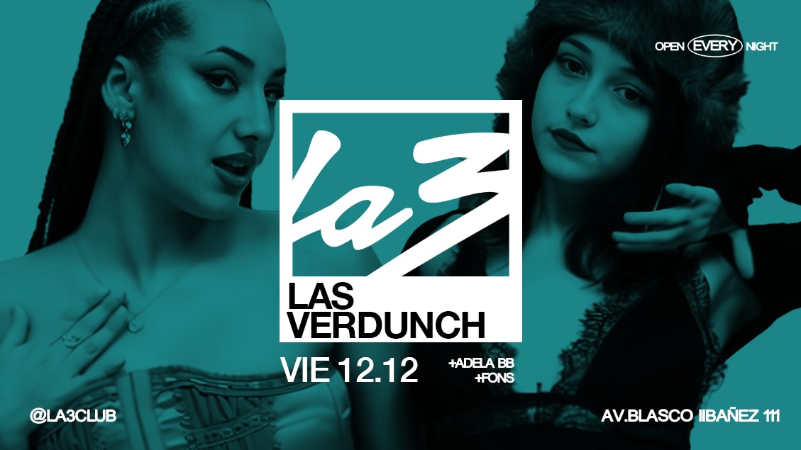 FRIDAY/VIERNES | LAS VERDUNCH Dj Set image