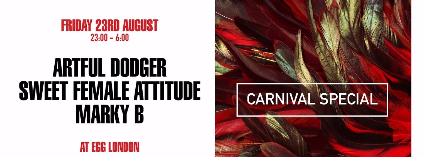Fridays at EGG: Carnival Special - Artful Dodger + More image