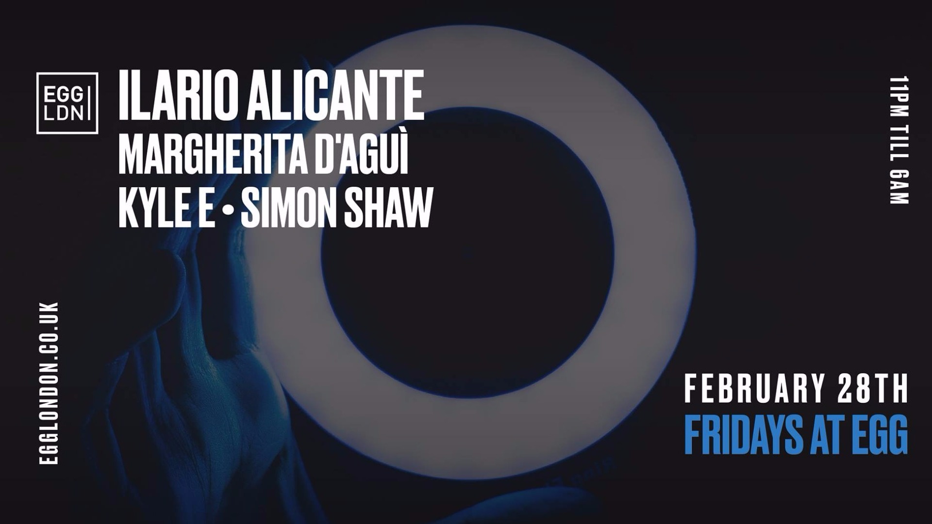 FRIDAYS AT EGG: ILARIO ALICANTE, MARGHERITA D'AGUI & KYLE E image