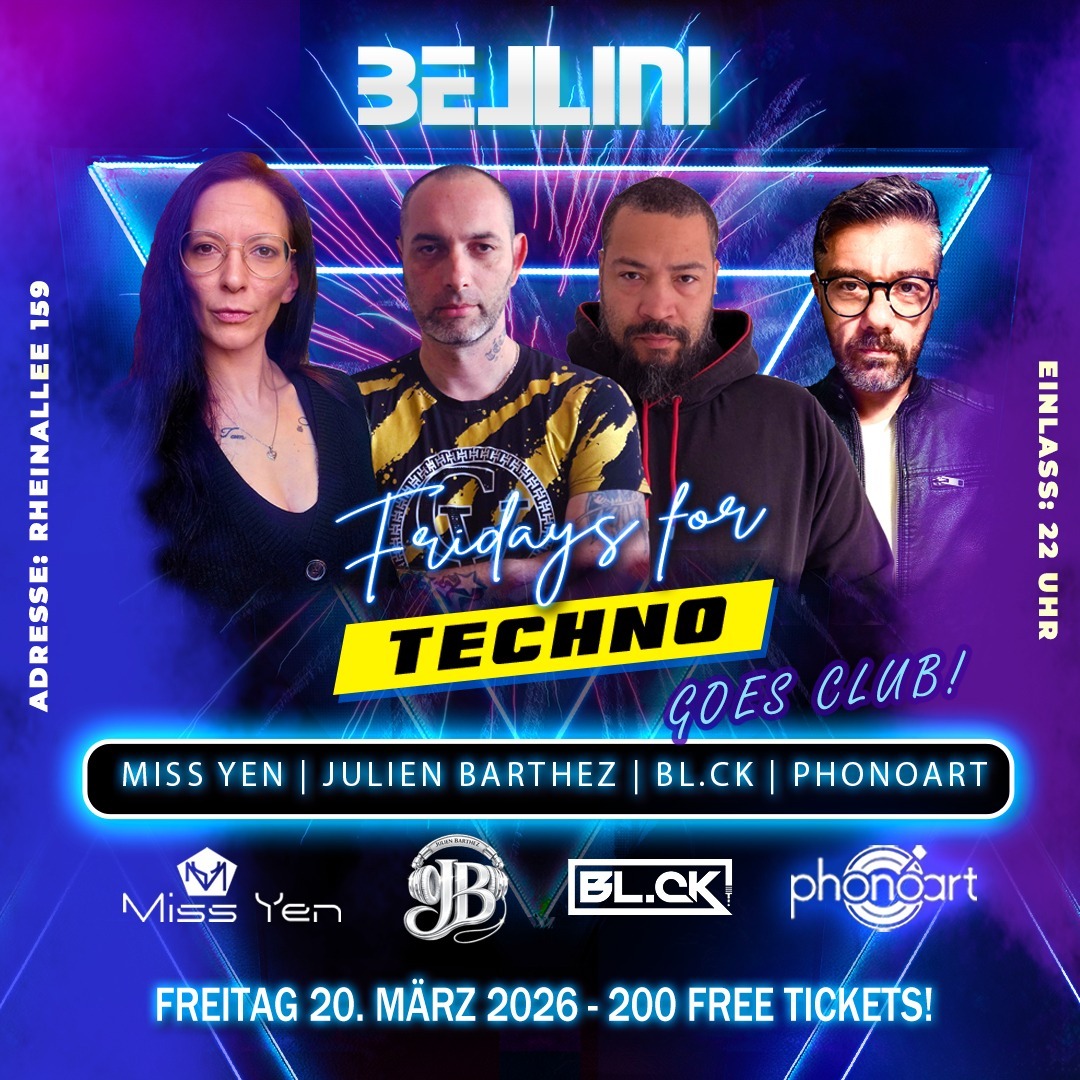 FRIDAYS FOR TECHNO FREERAVE image