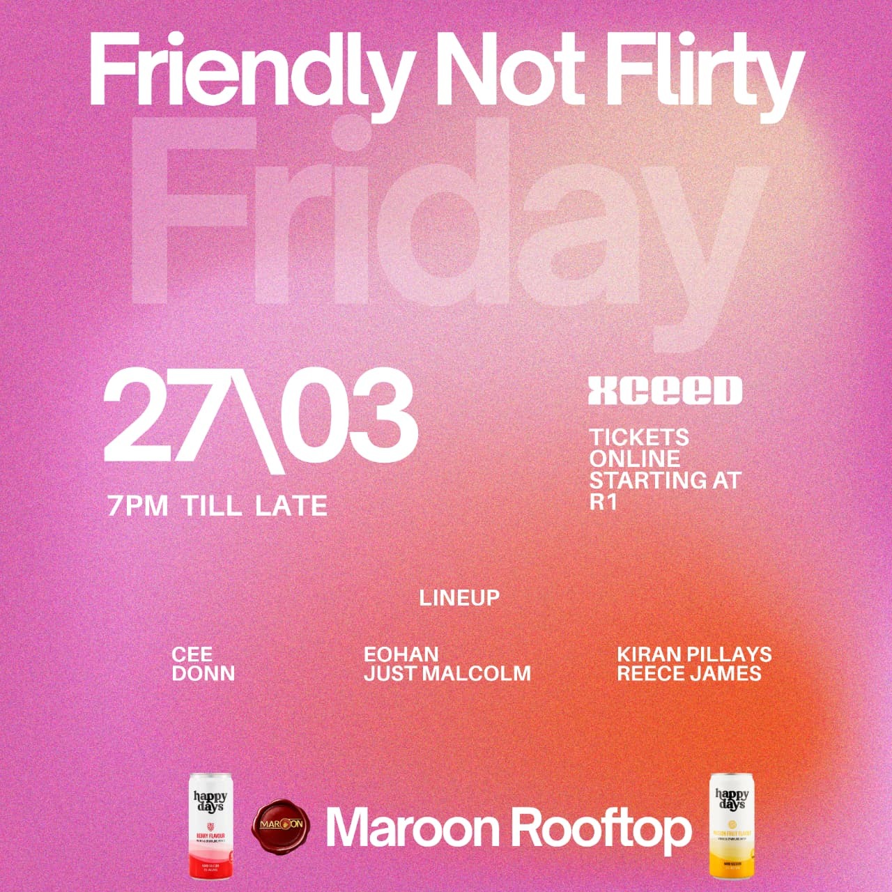 Friendly Not Flirty Friday