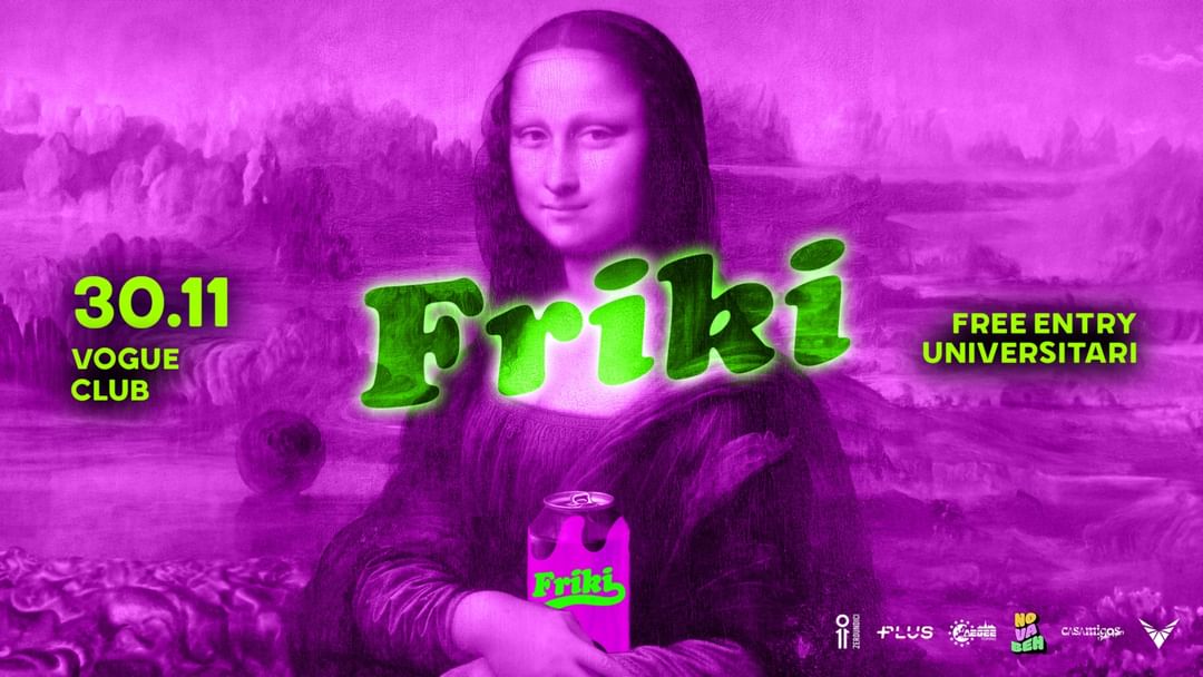 Cartell de l'esdeveniment FRIKI University Party