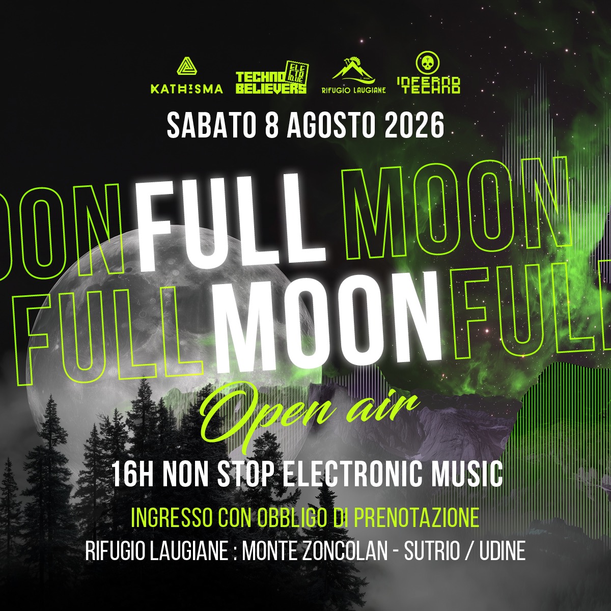 FULL MOON - 16 HOURS OPEN AIR PARTY