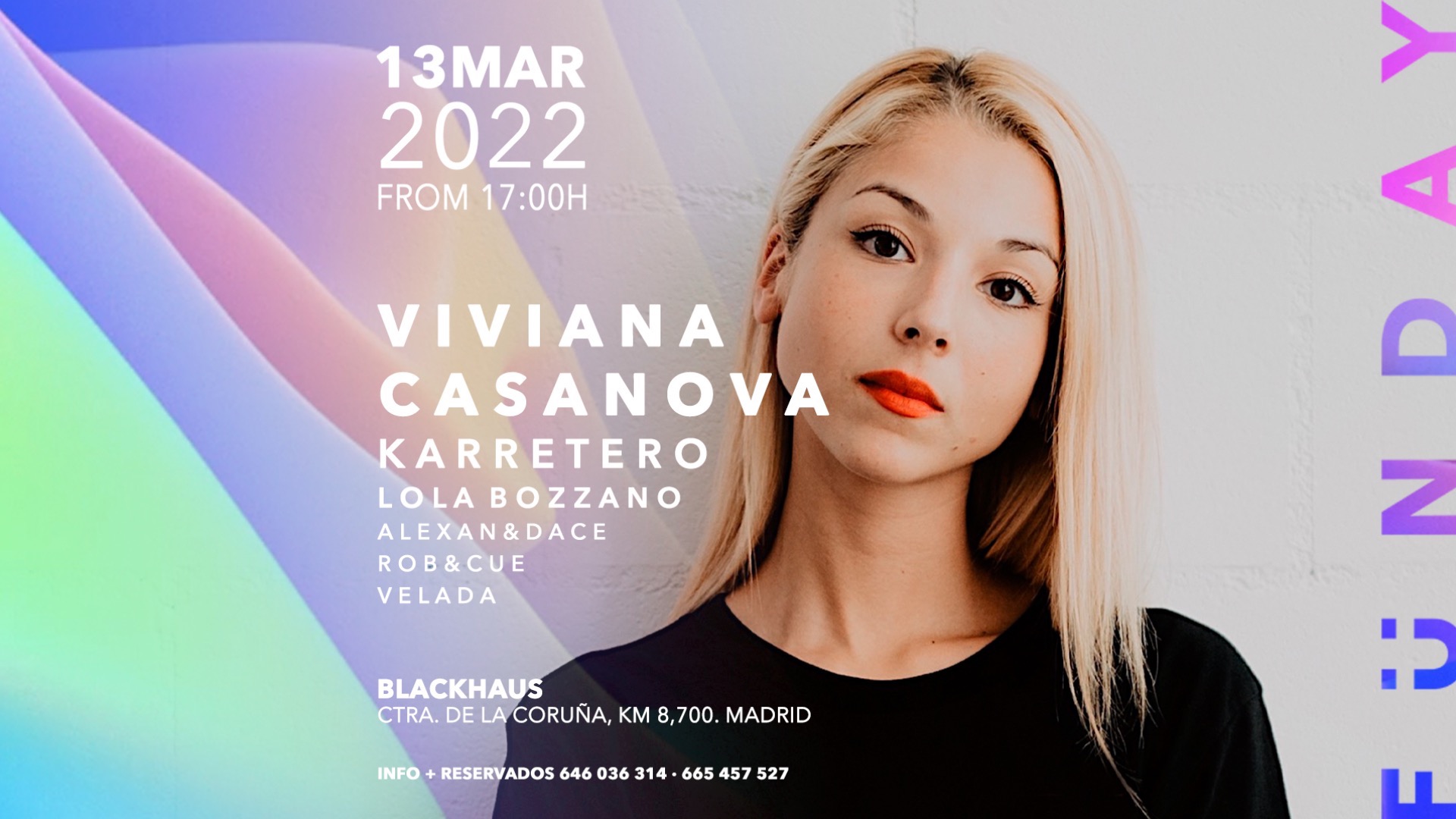 FÜNDAY x VIVIANA CASANOVA @ BLACKHAUS