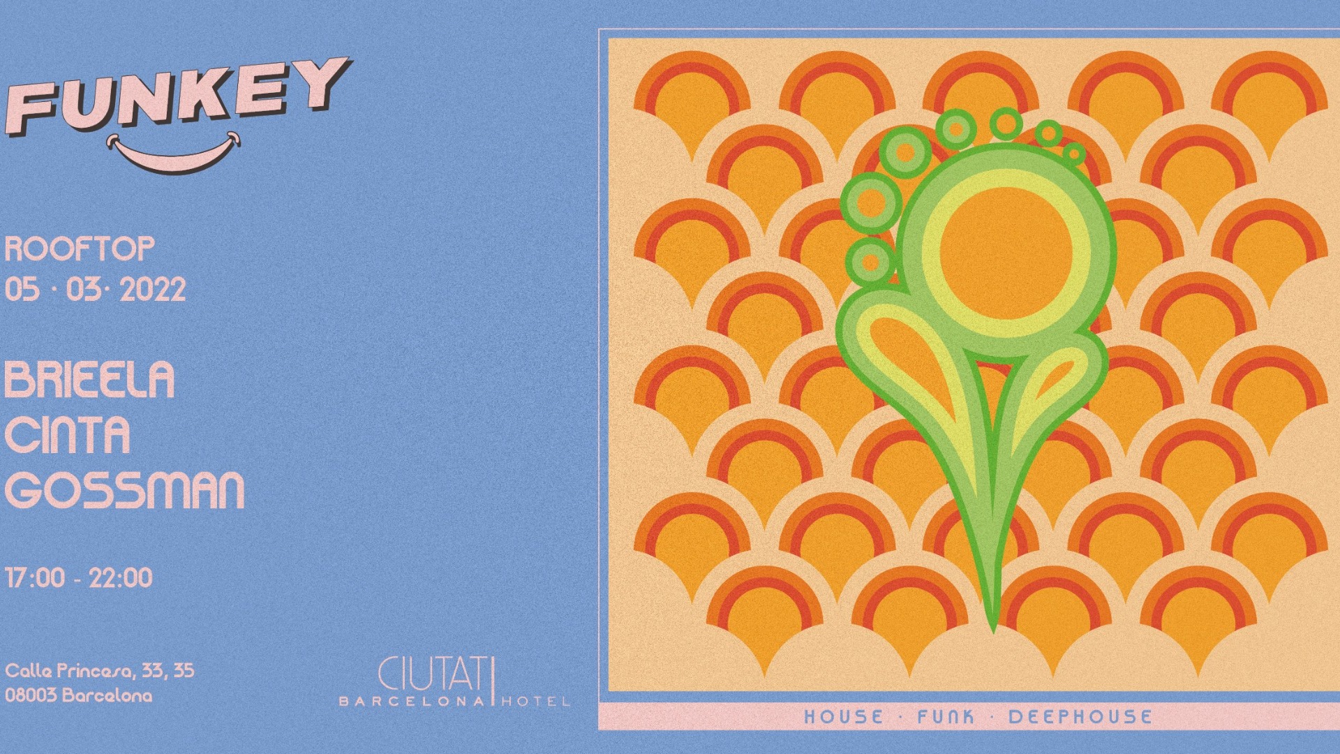 FUNKEY Rooftop pres: Brieela , Cinta , Gossman image