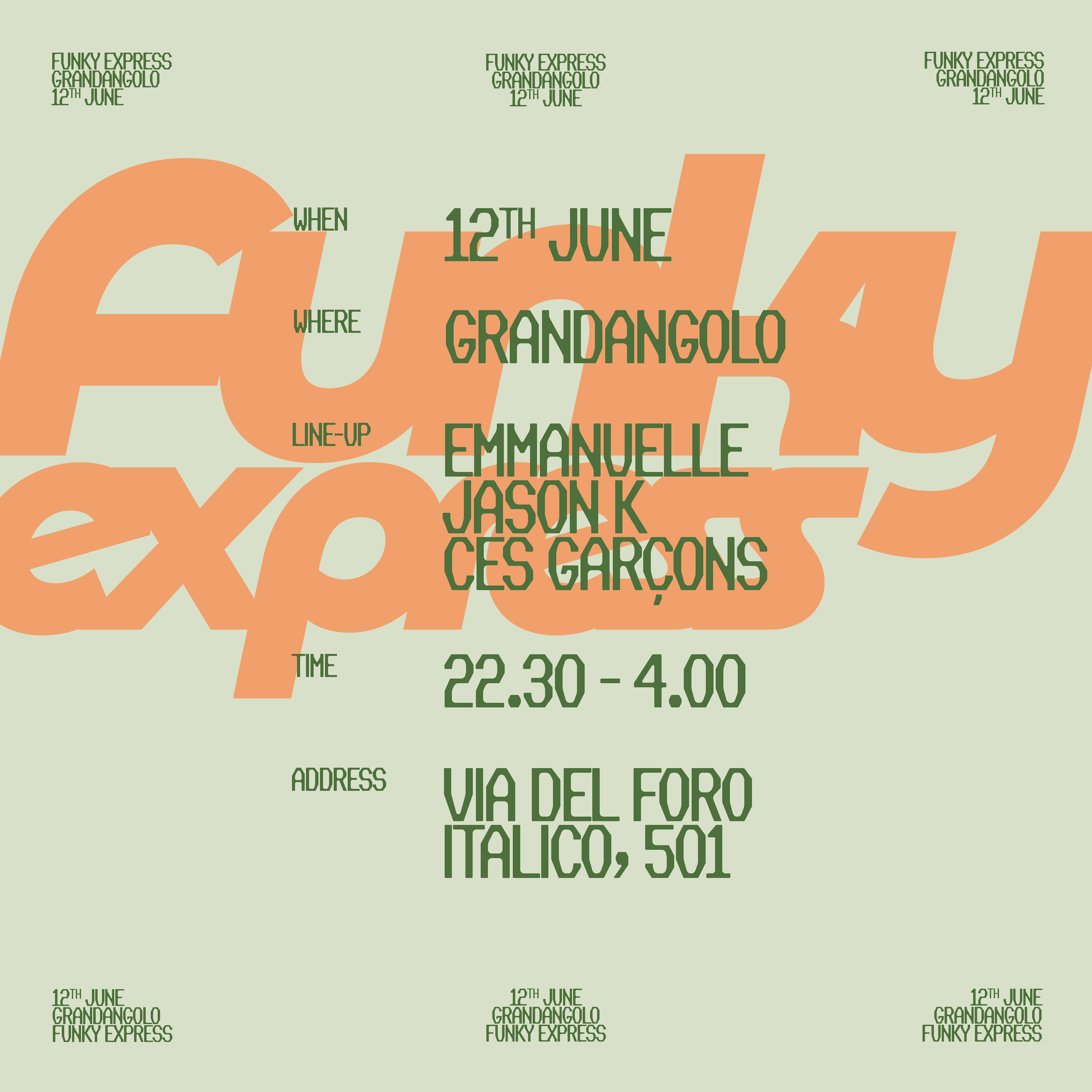 Funky Express with EMMANUELLE at Grandangolo image
