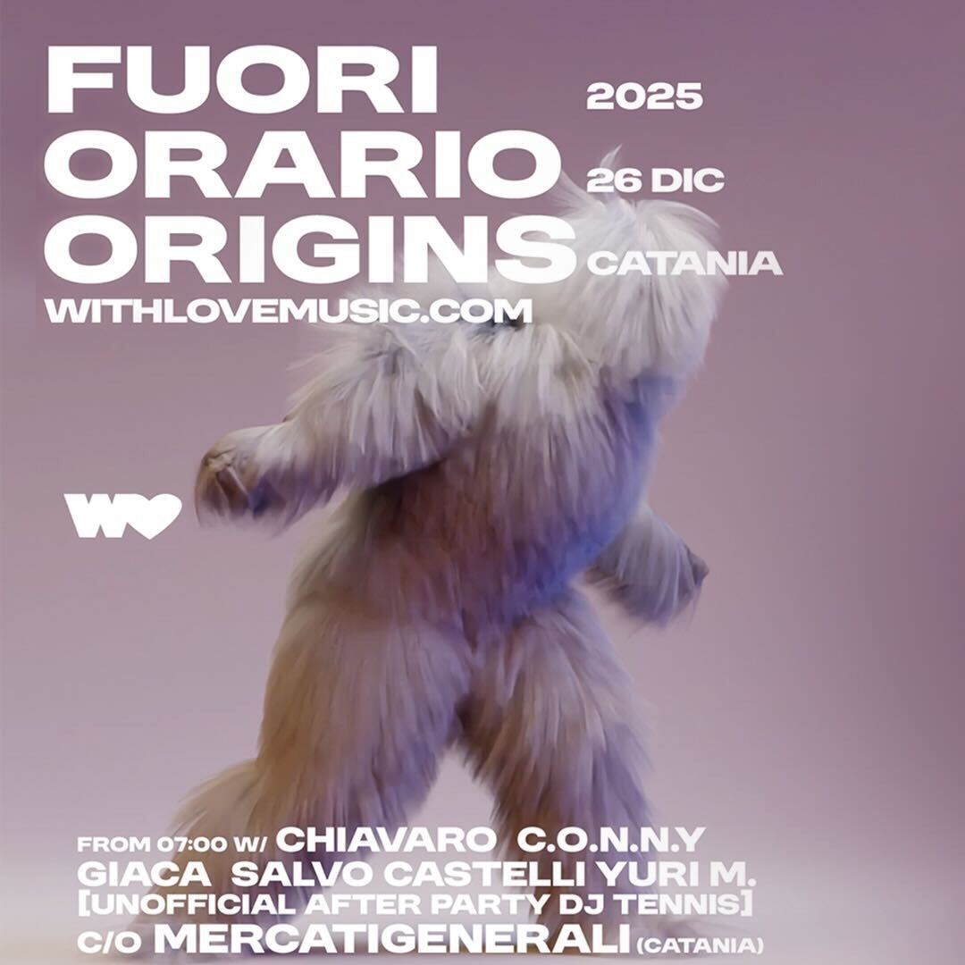 FUORI ORARIO origins: Unofficial DJ TENNIS After party image