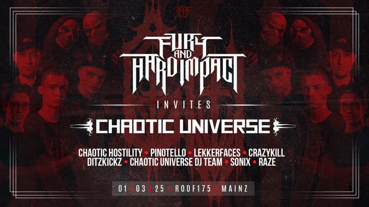 Cover for event: Fury & Hard Impact pres. Chaotic Universe (Uptempo Hardcore)