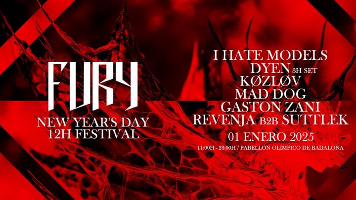 Cover for event: Fury presents: New Year's Day 12h Festival