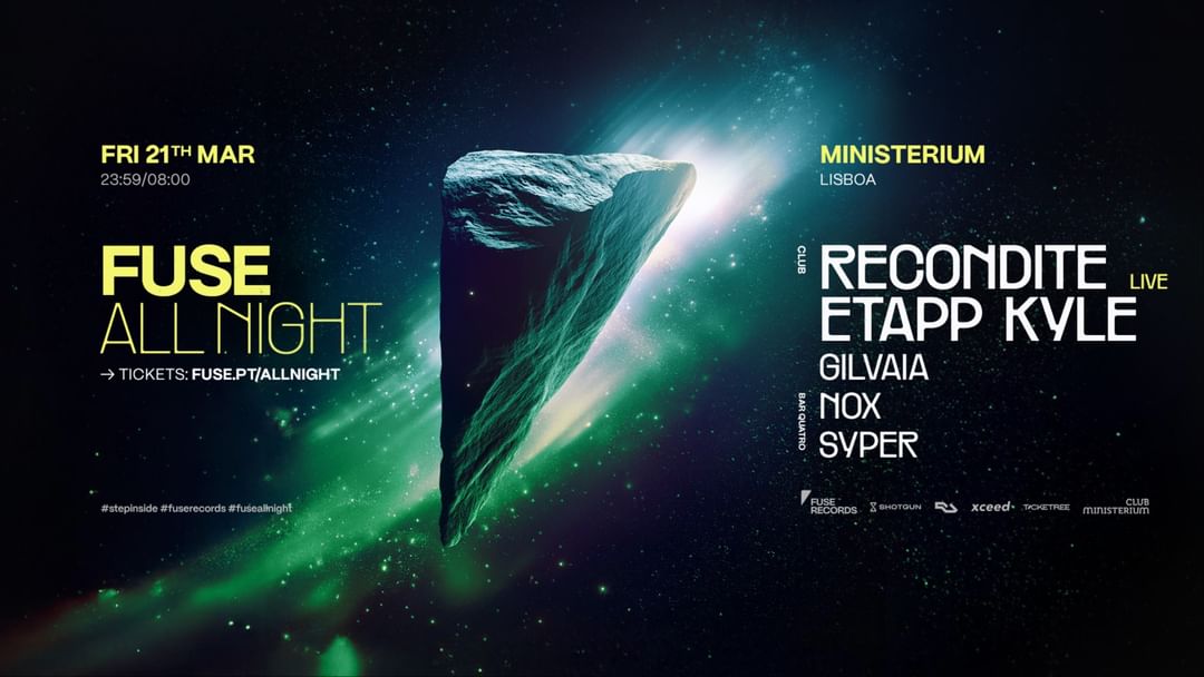 Cartell de l'esdeveniment Fuse All Night: Recondite (live) + Etapp Kyle