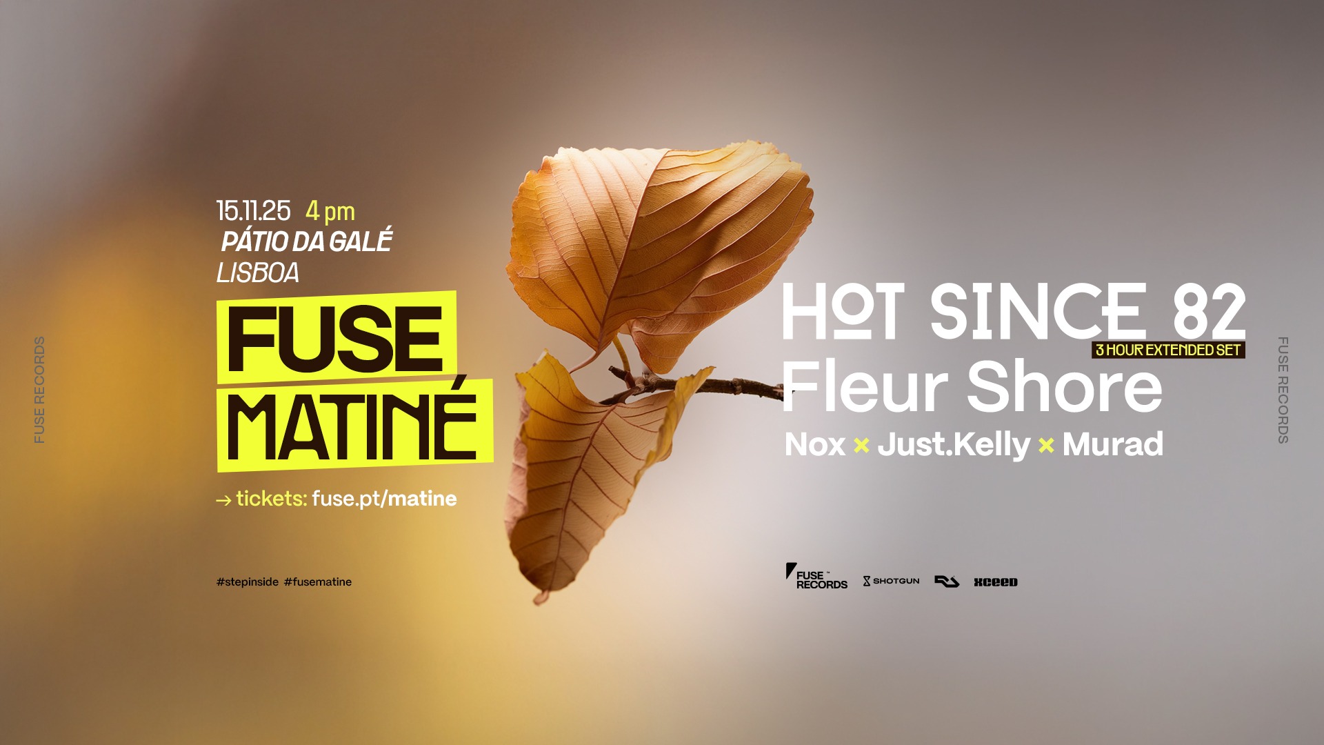 Fuse Matiné: Hot Since 82 + Fleur Shore image