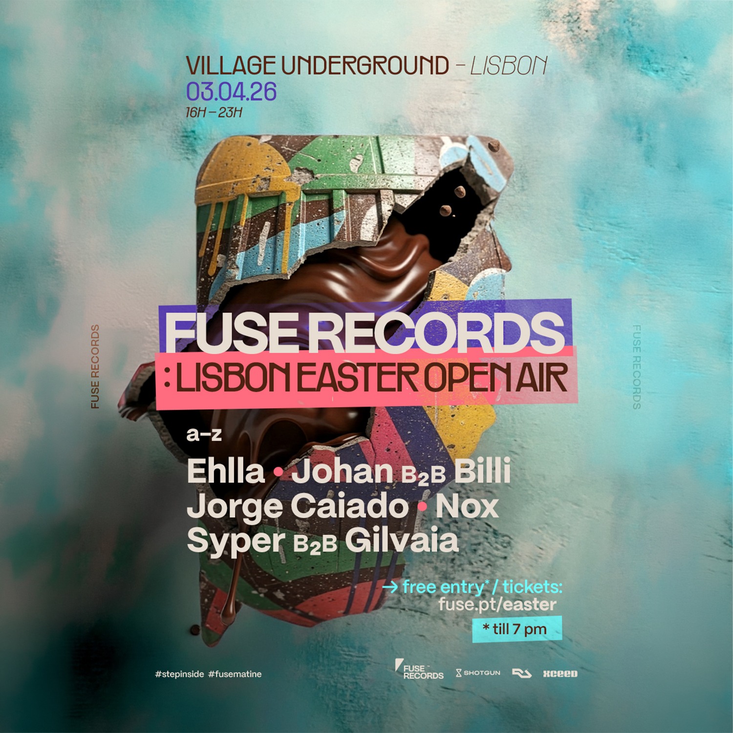 Fuse Records: Lisbon Easter Open Air (Free entry till 7 pm) image