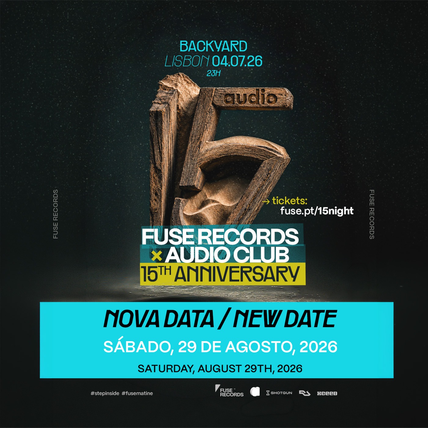 Fuse Records x Audio Club: 15th Anniversary (Night) (NEW DATE) image