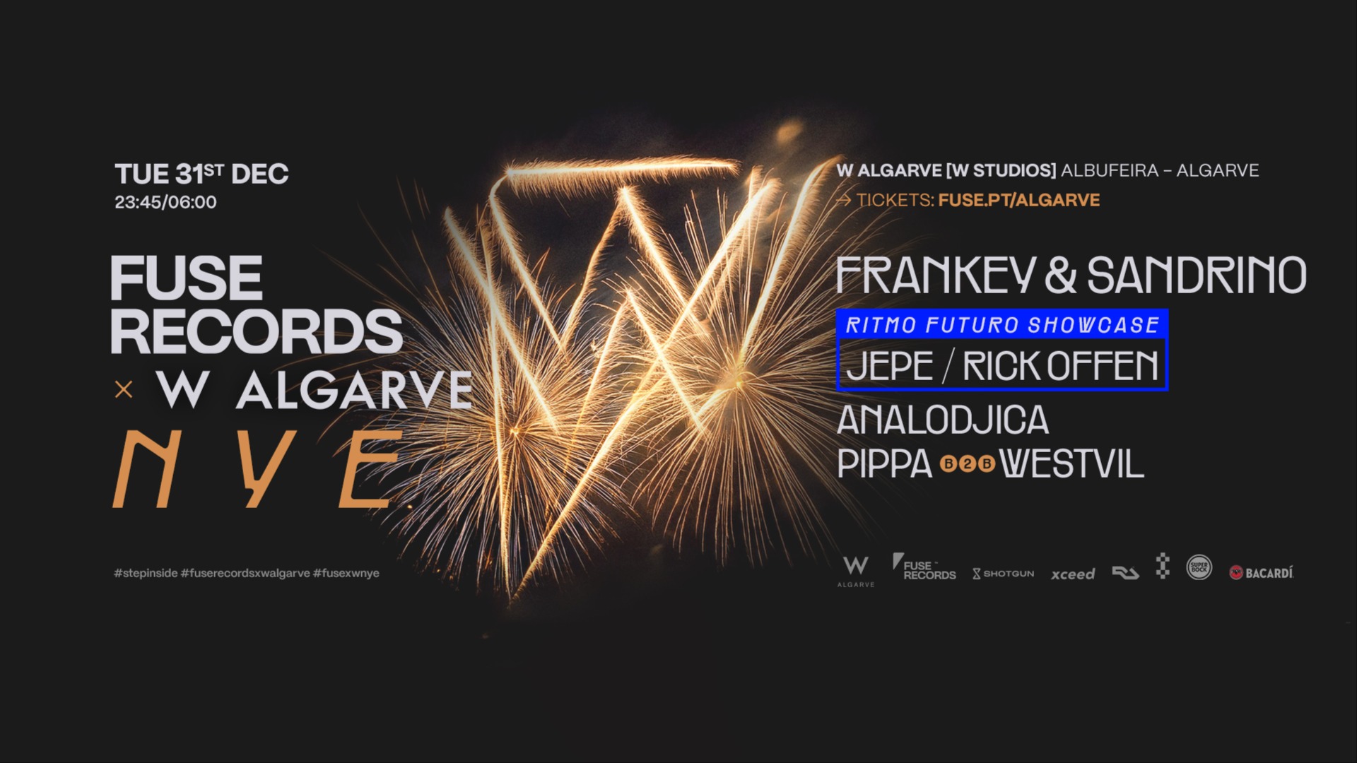 Fuse Records x W Algarve: NYE image