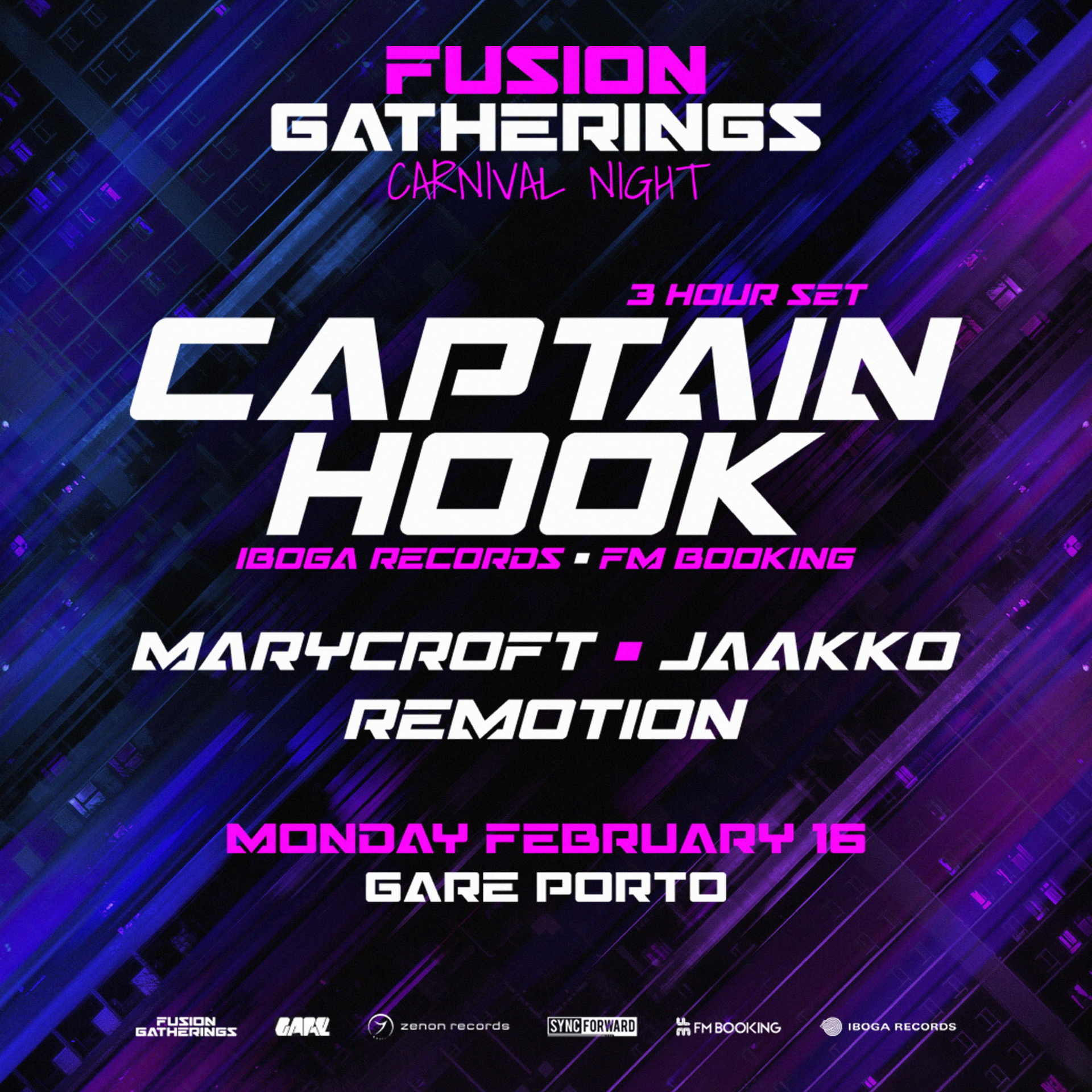 Fusion Gatherings - Carnival Night With Captain Hook image