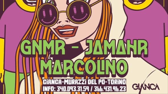 Cartell de l'esdeveniment FUTURETRÓ w/ GNMR - JAMAHR & MARCOLINO
